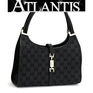 Gucci Jackie handbag GG canvas black